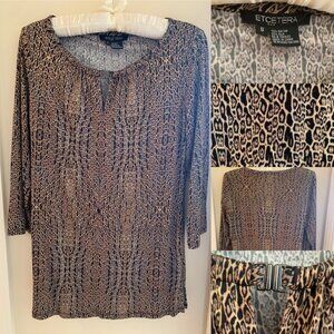 Etcetera Animal Print Top